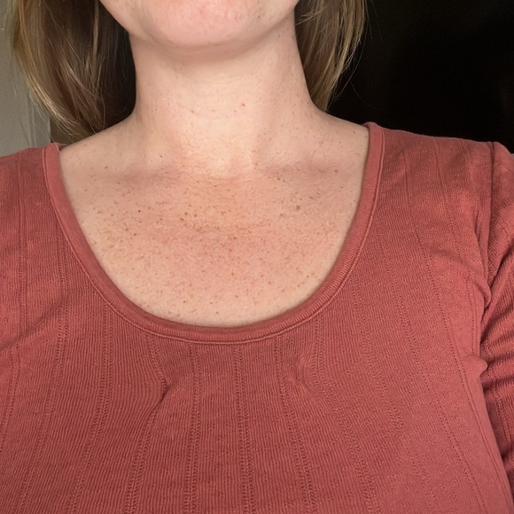 Outerknown Joni long sleeve Pointelle Tee - Picture 6 of 7